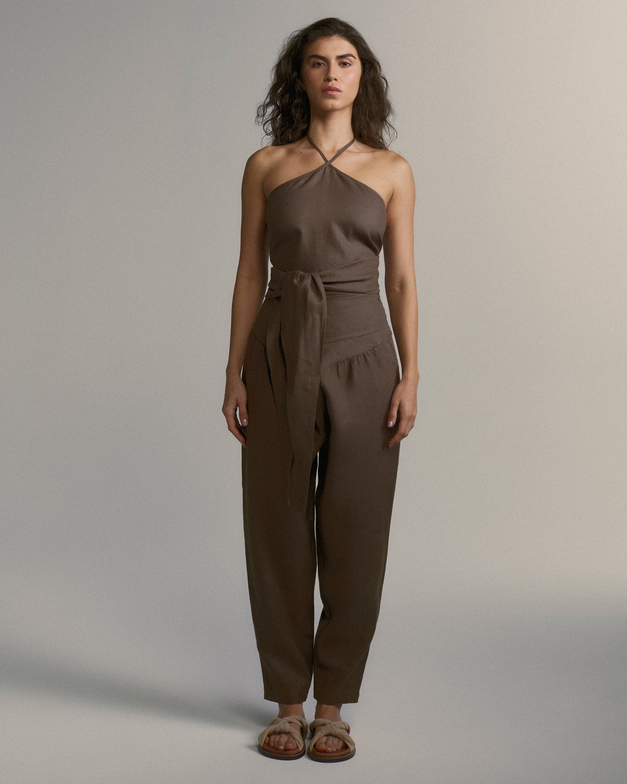 Calça Aladim Linho Verde