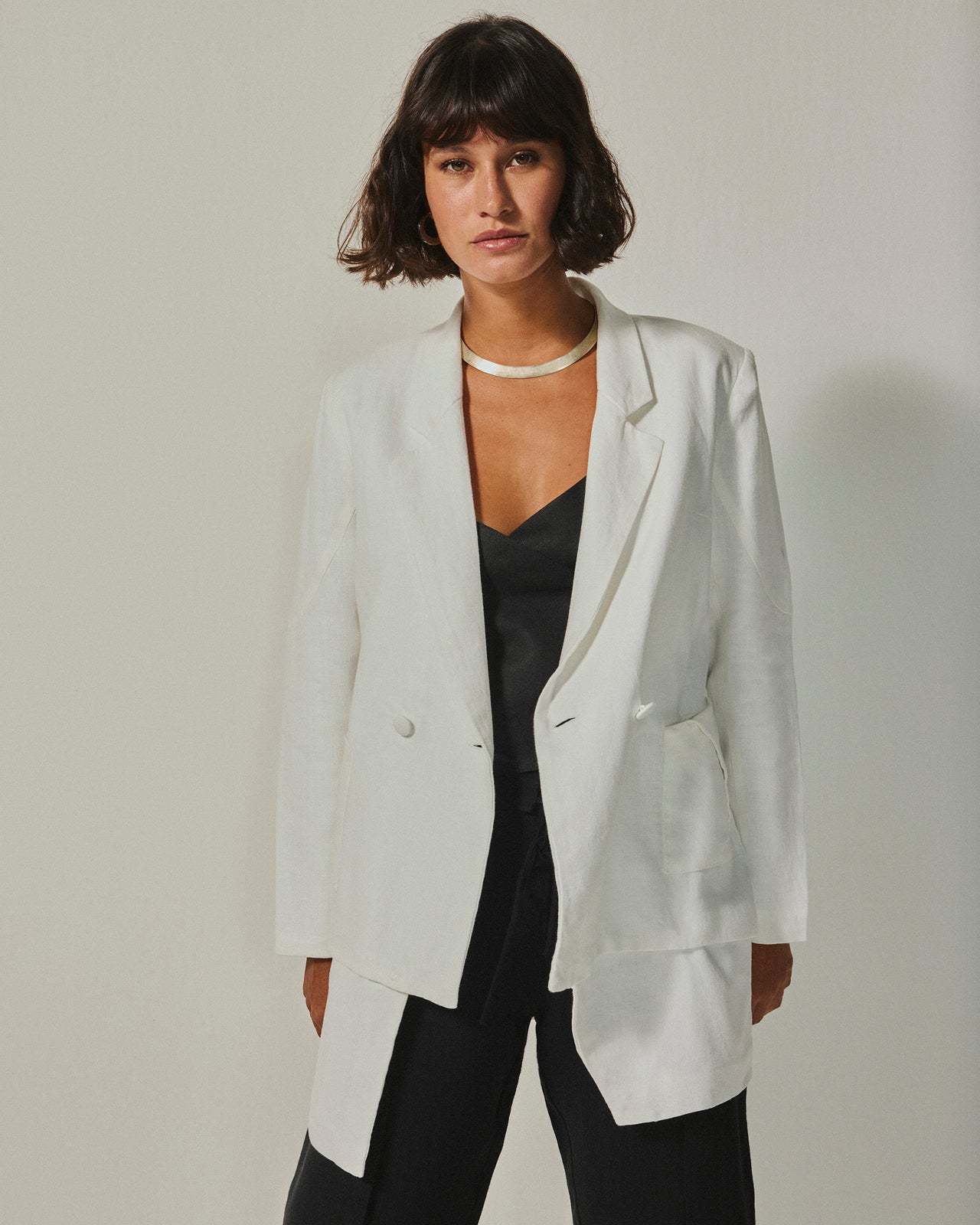 Blazer Berlim Linho Off White