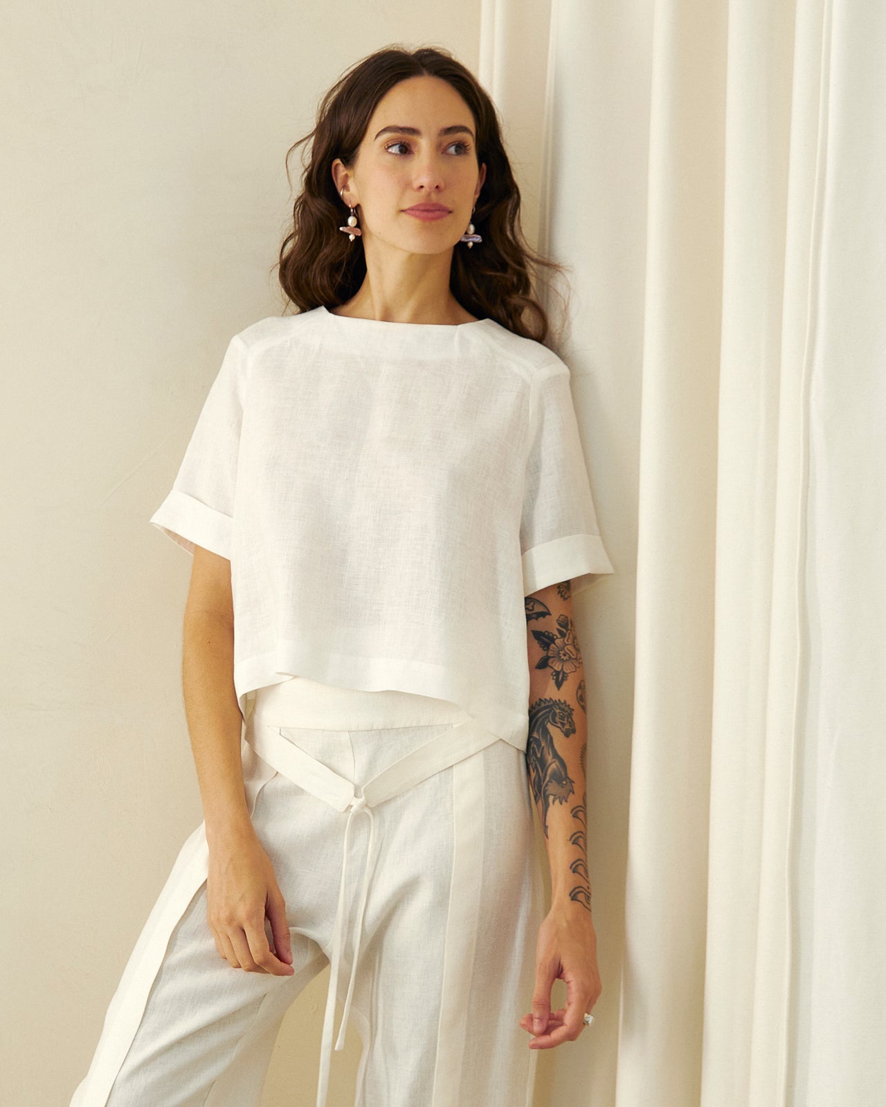 Blusa Hexagono Off White