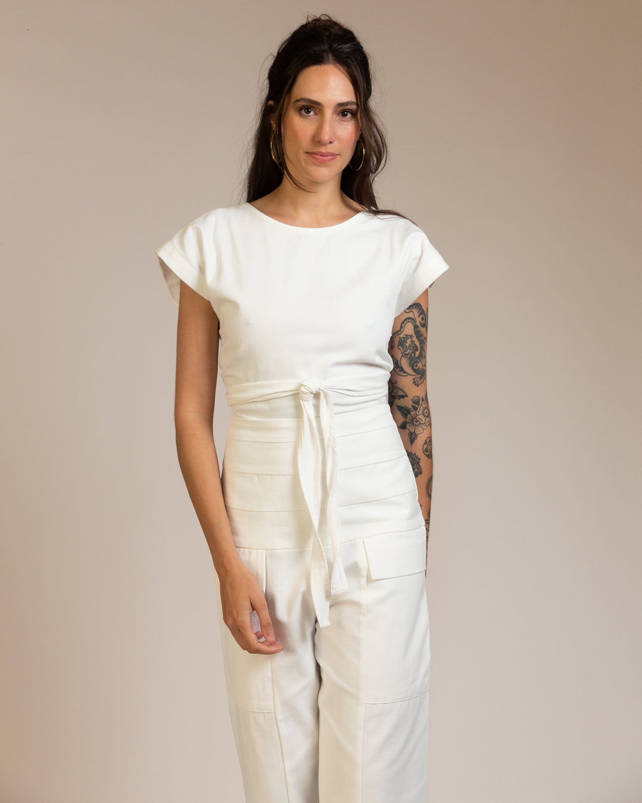 Blusa Geia Sarja Off White