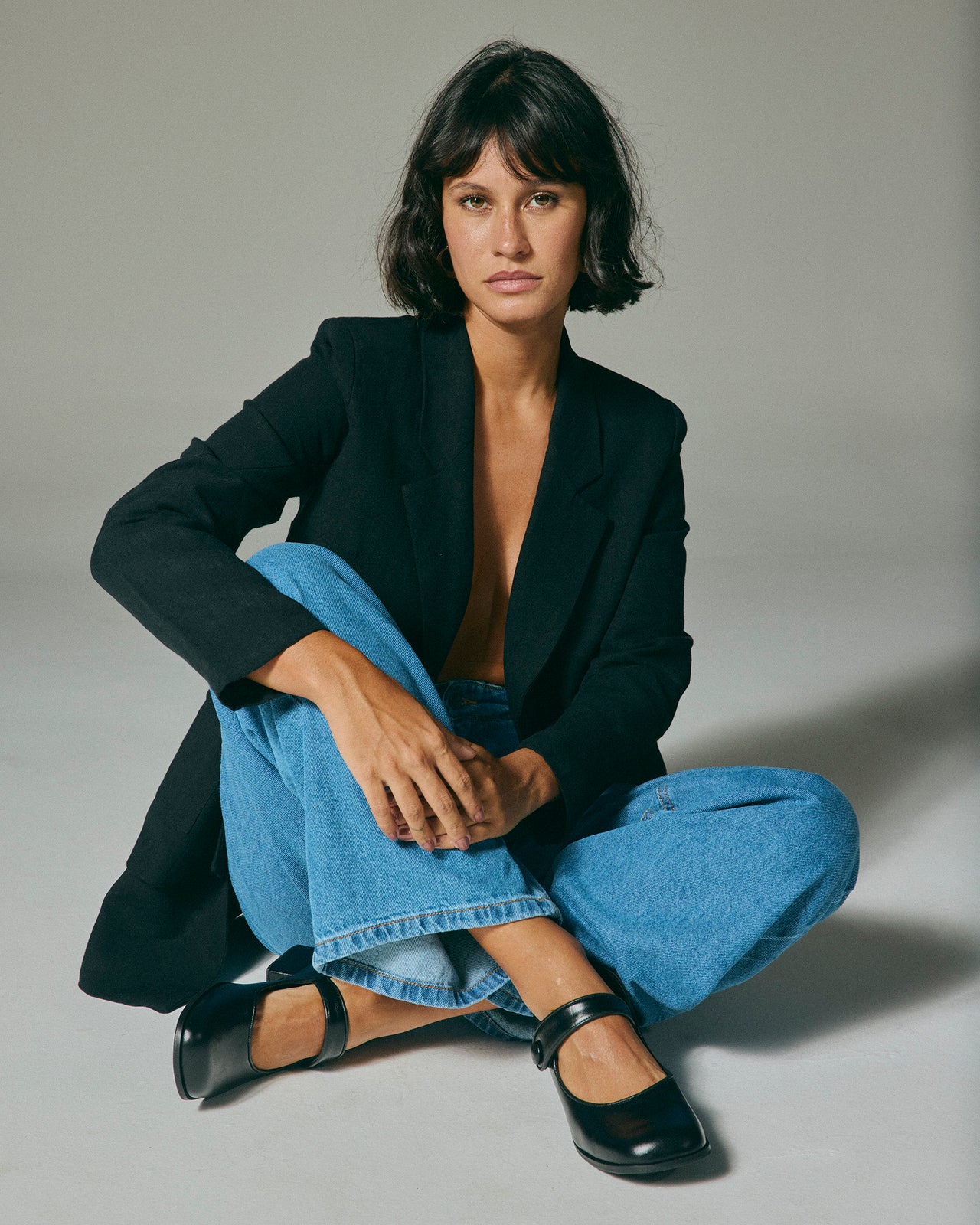 Blazer Berlim Linho Preto