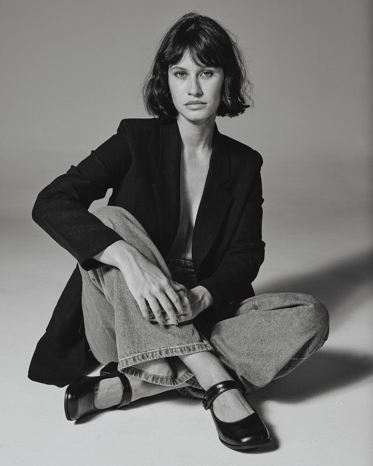 Blazer Berlim Linho Preto