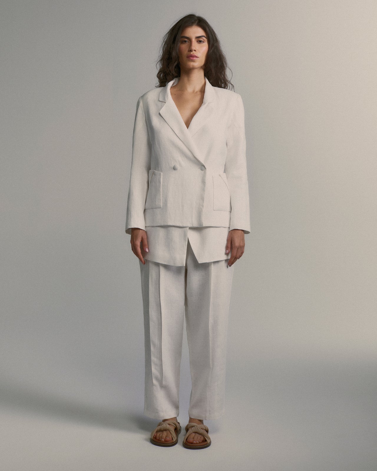 Blazer Berlim Linho Off White