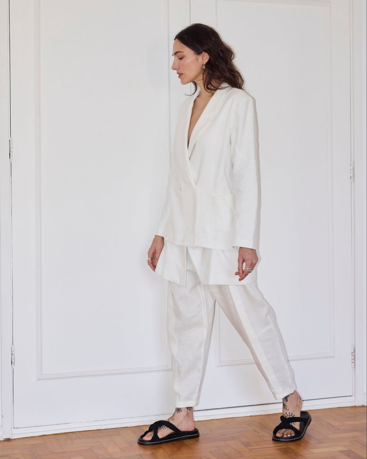 Blazer Berlim Linho Off White