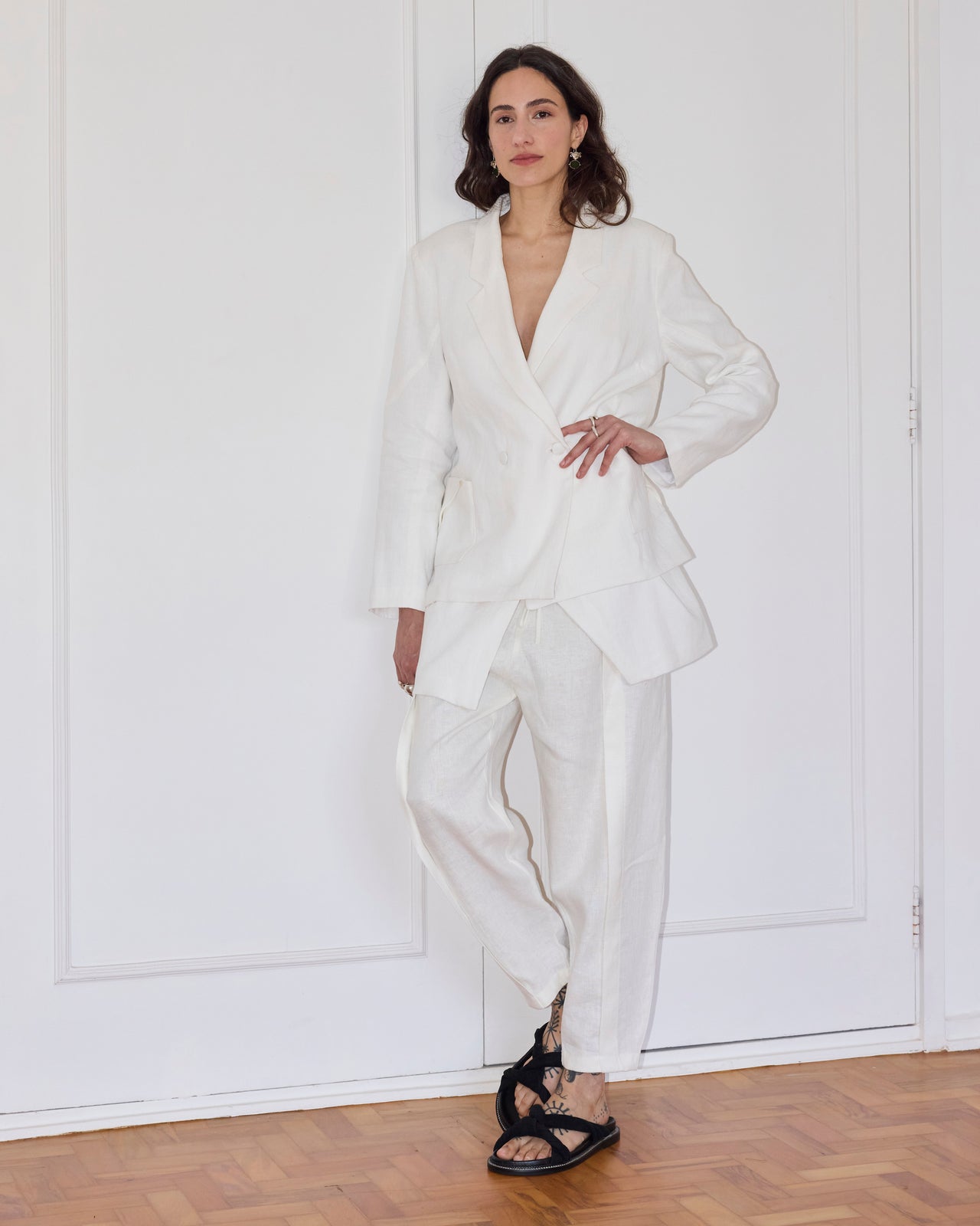 Blazer Berlim Linho Off White