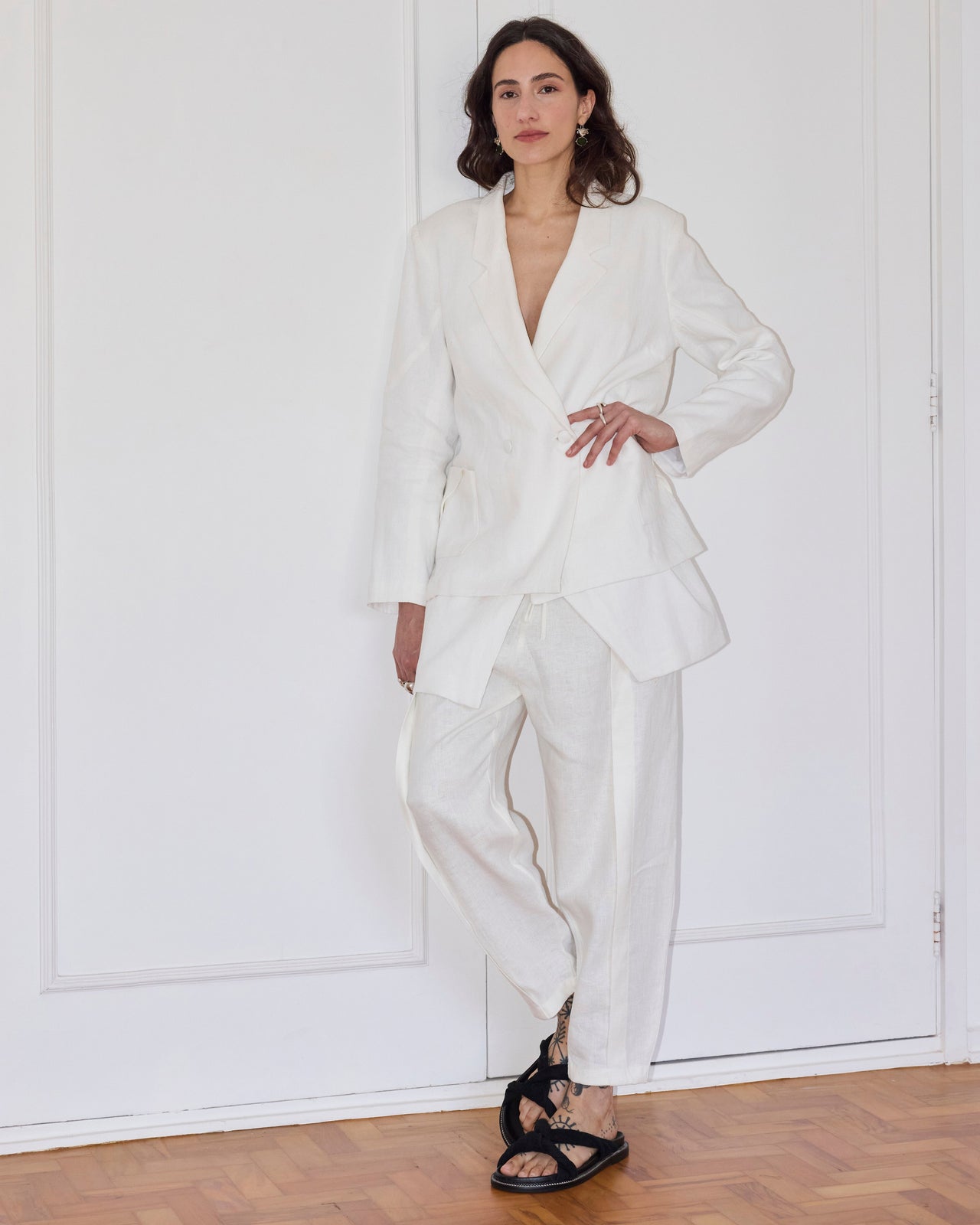 Blazer Berlim Linho Off White