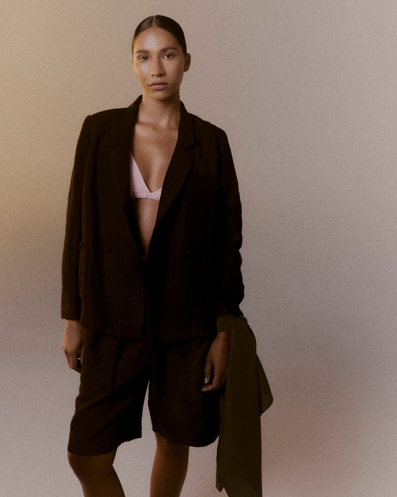 Blazer Berlim Linho Preto