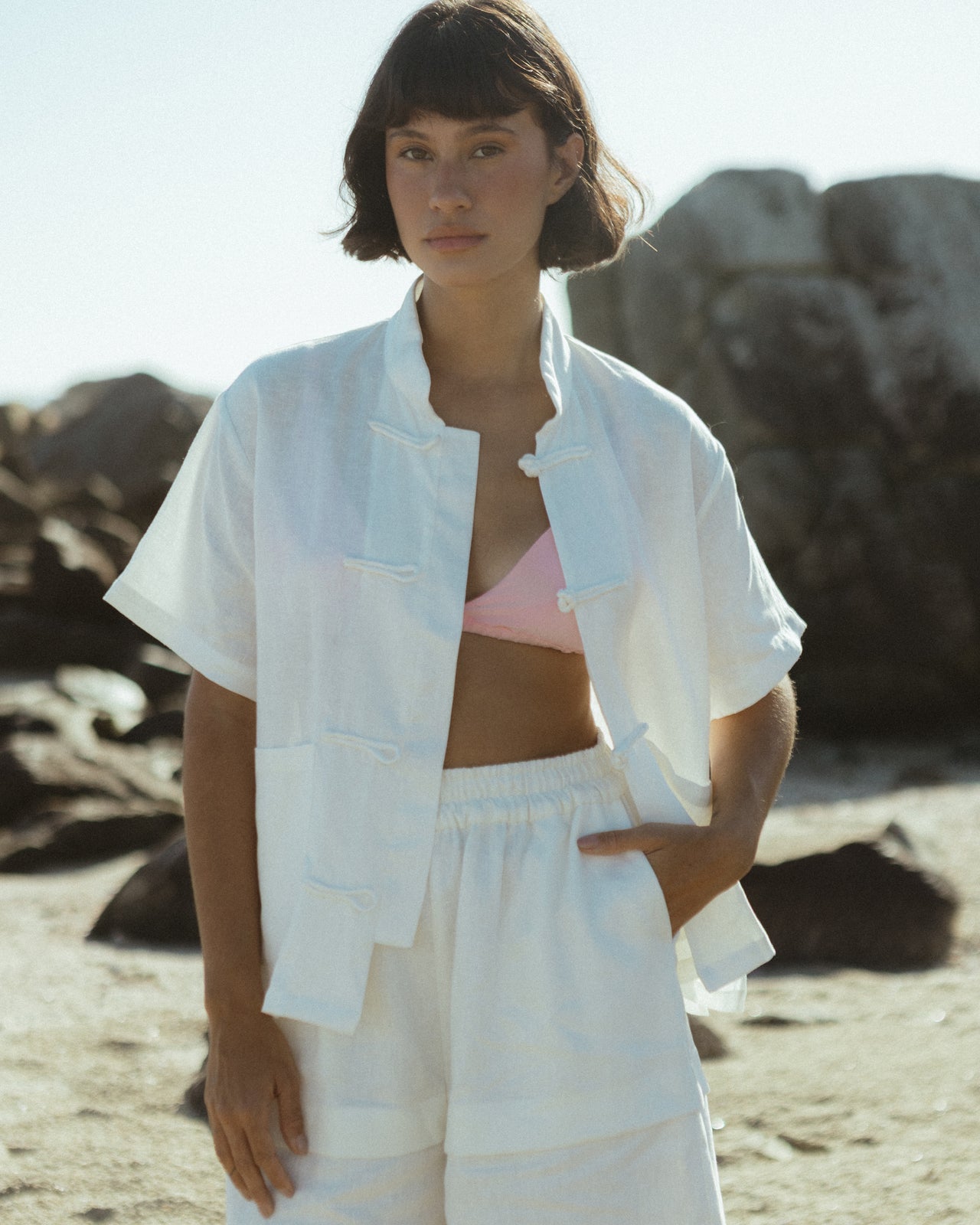 Camisa Oriente Off White