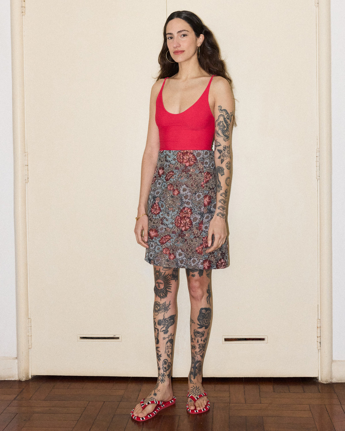 Saia Alta Jacquard