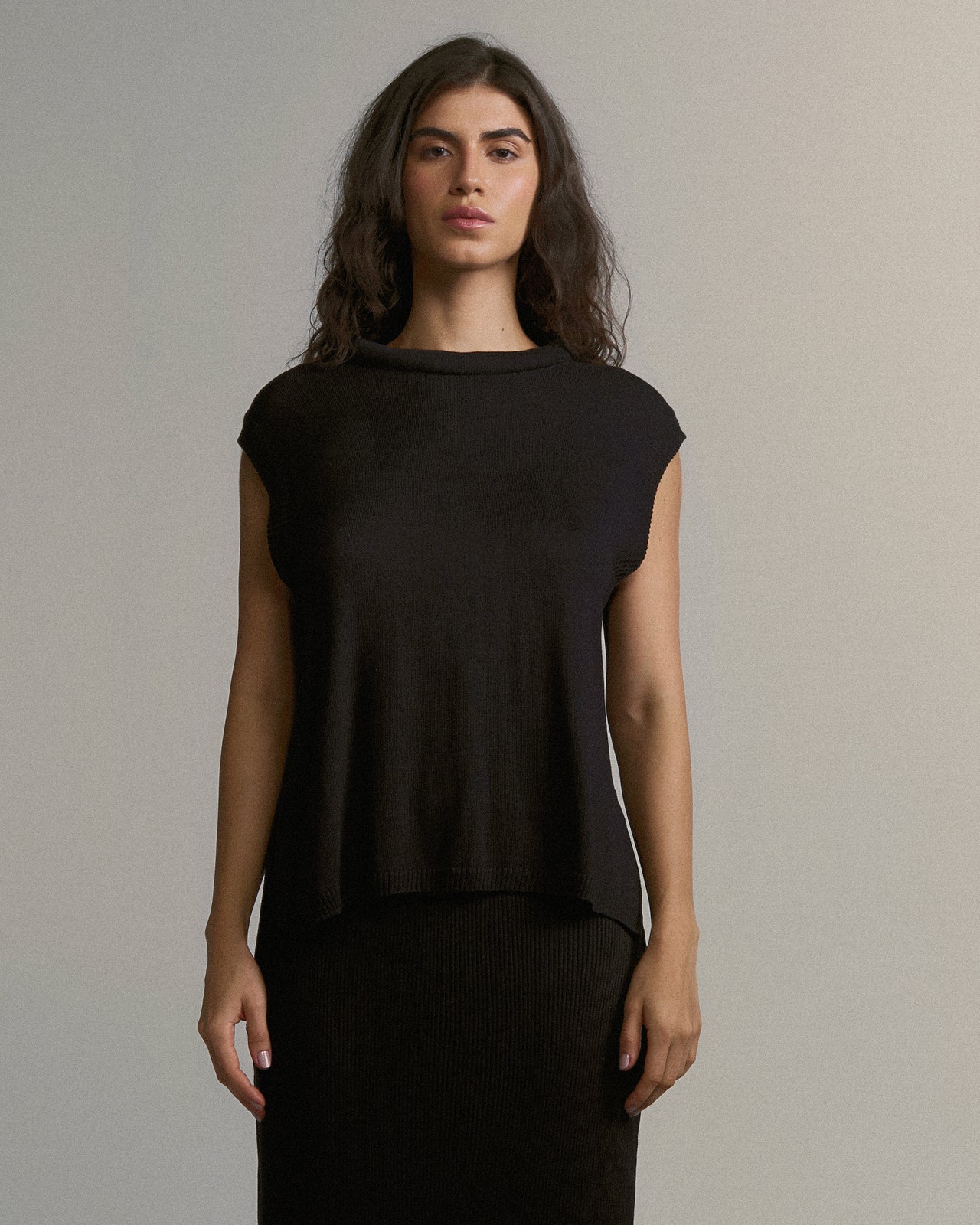 Blusa Isolda Tricot Preto