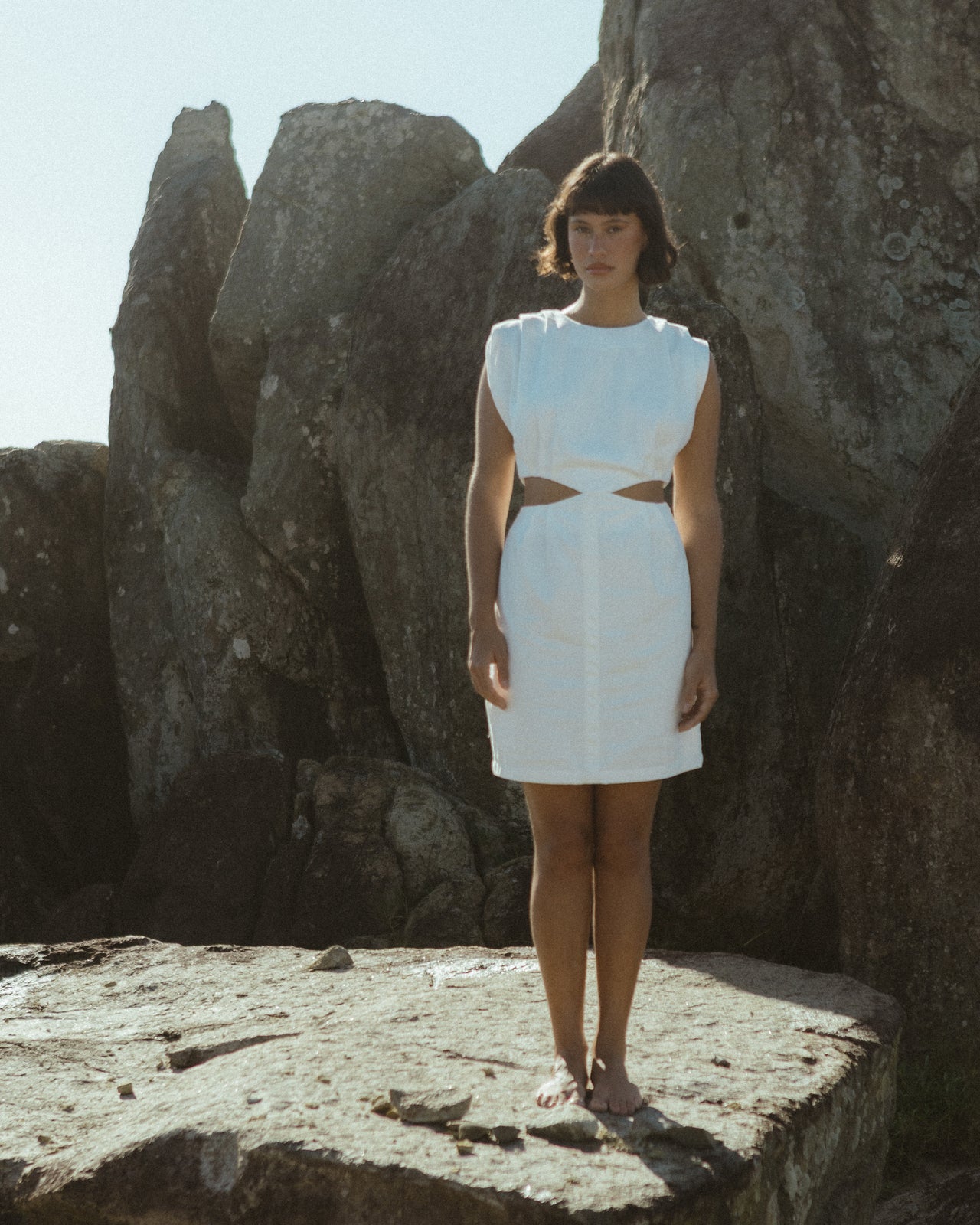 Vestido Geia Curto Off White