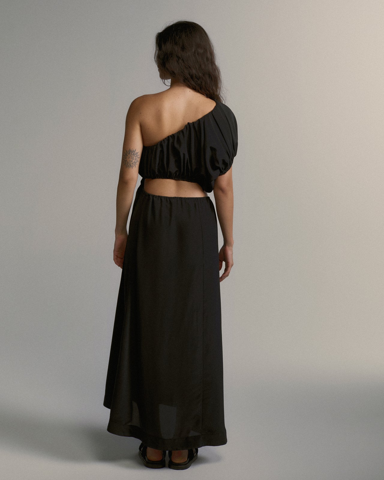 Vestido Ino Seda Preto