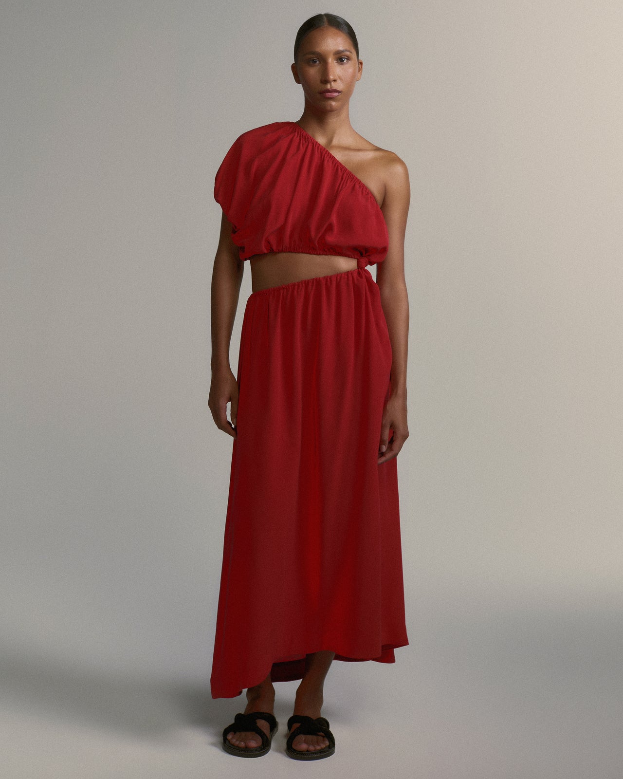 Vestido Ino Seda Vermelho