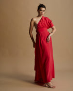 Vestido Amanda De Seda Novo Vermelho