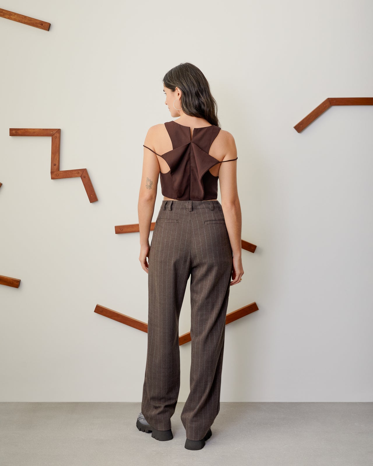 Calça Berlim Risca De Giz