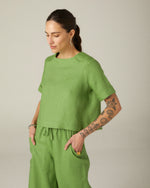 Blusa Hexagono Verde Pistache