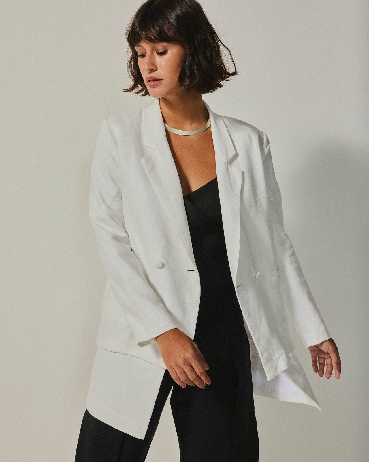 Blazer Berlim Linho Off White