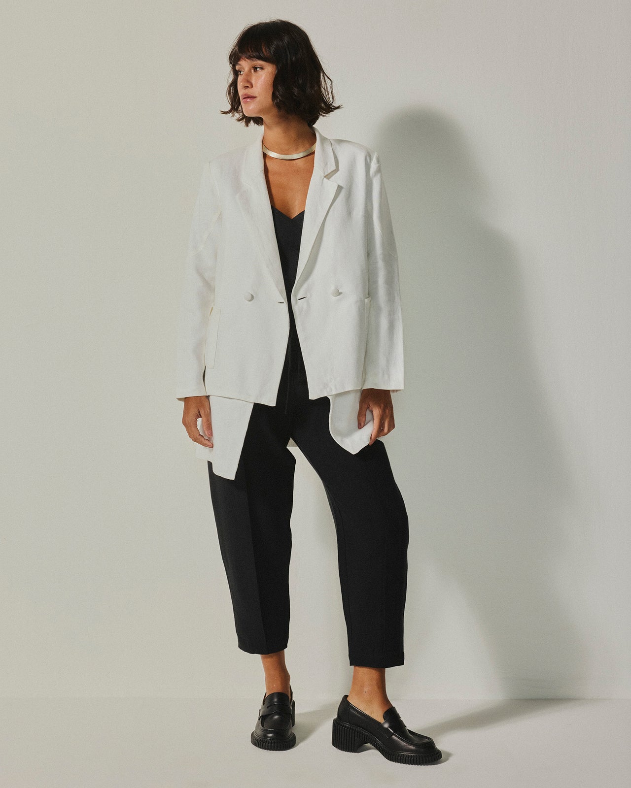 Blazer Berlim Linho Off White