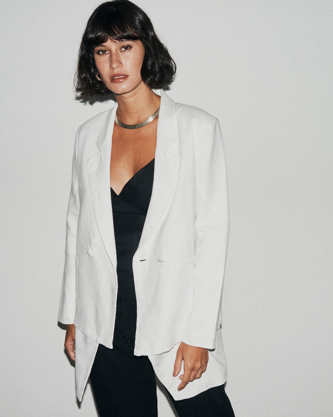 Blazer Berlim Linho Off White