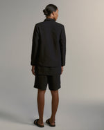 Blazer Berlim Linho Preto