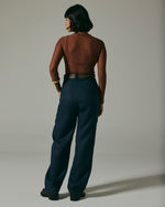 Blusa Belmonte Manga Longa Marrom