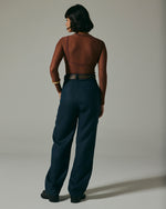 Calça Berlim Linho Marinho
