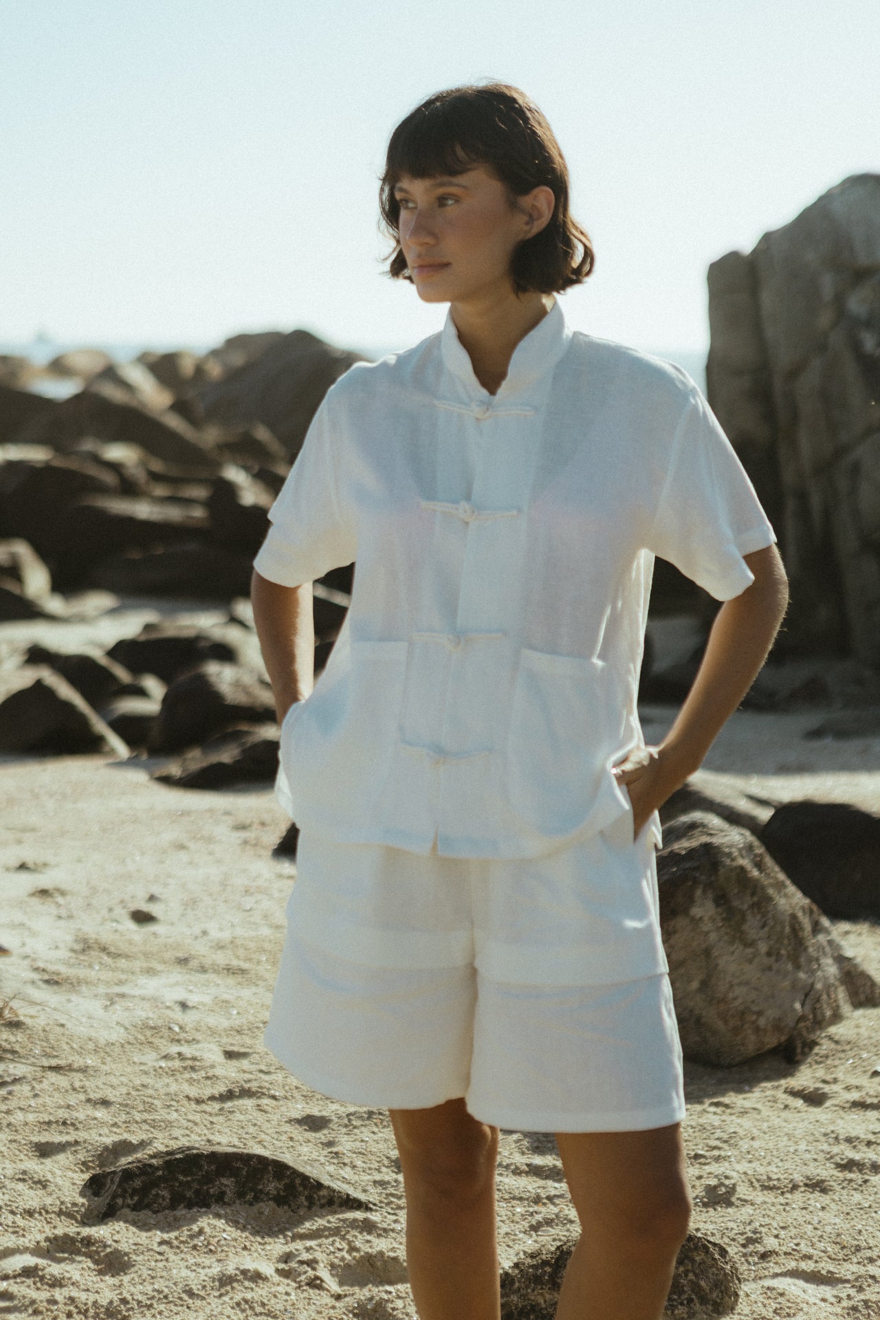 Camisa Oriente Off White