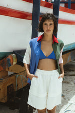 Camisa Almodovar Seda Multicolorida