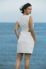 Vestido Geia Curto Off White