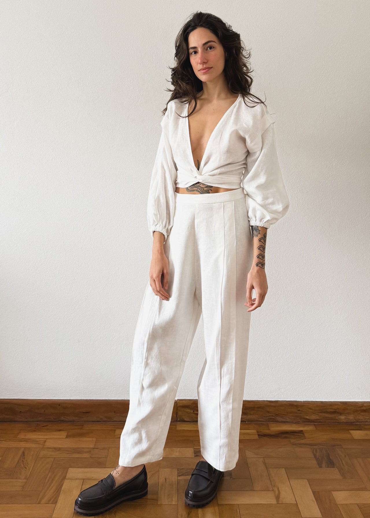 Calça Maravilha Linho Off White