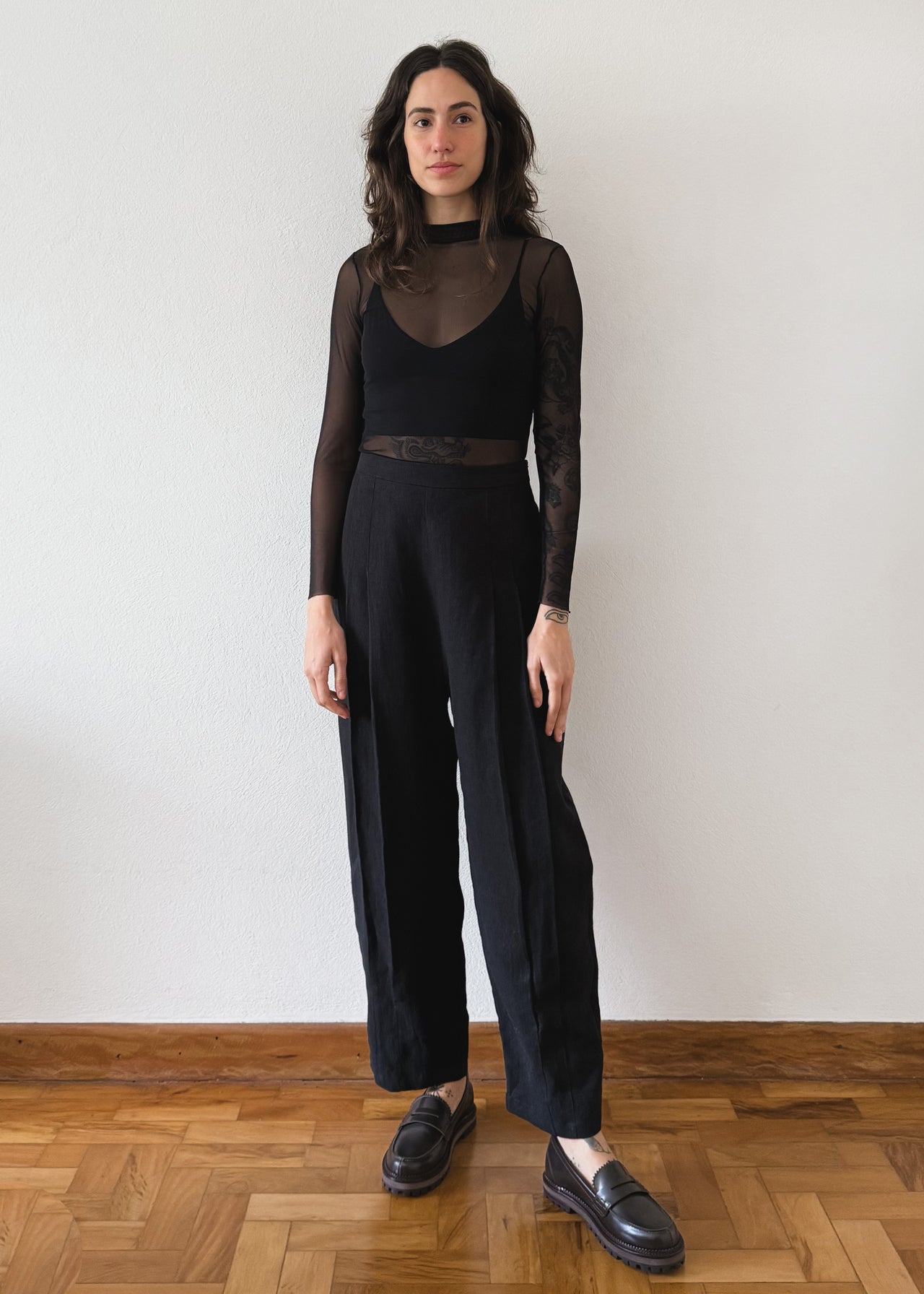 Calça Maravilha Linho Preto
