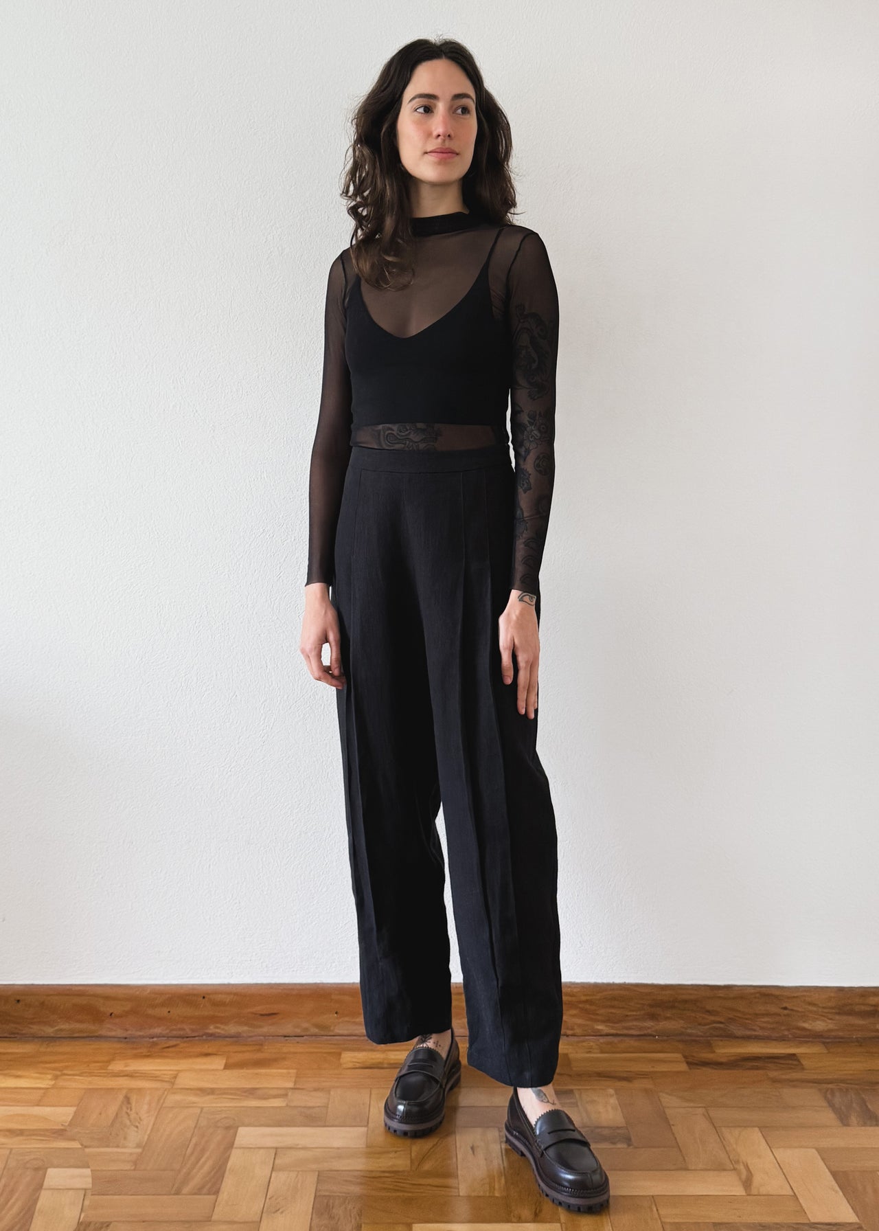 Calça Maravilha Linho Preto