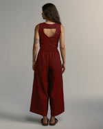 Calça Álvaro Linho Vinho