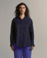 Camisa Patti Linho Marinho