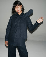 Gravata De Linho Marinho