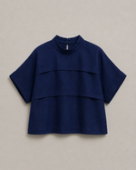 Blusa Ritmo Linho Marinho