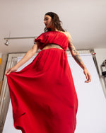 Vestido Ino Seda Vermelho