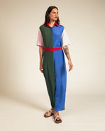 Camisa Almodovar Seda Multicolorida