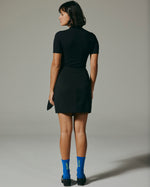 Blusa Ingrid Manga Curta Preto