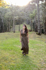 Vestido Blazer Longo Verde