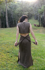 Vestido Blazer Longo Verde