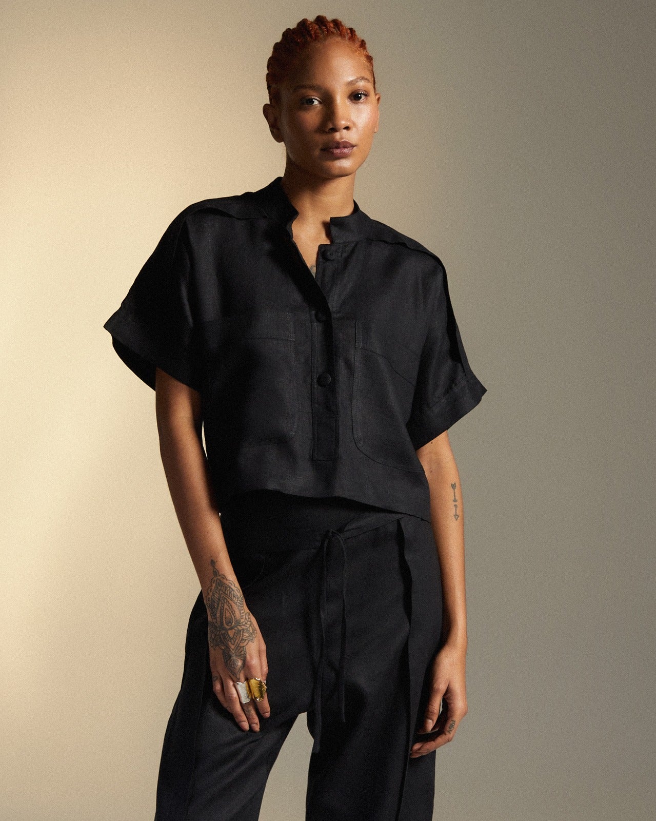 Blusa Égide Preto