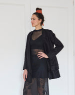 Blazer Berlim Linho Preto