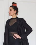 Vestido Belmonte Manga Longa Preto