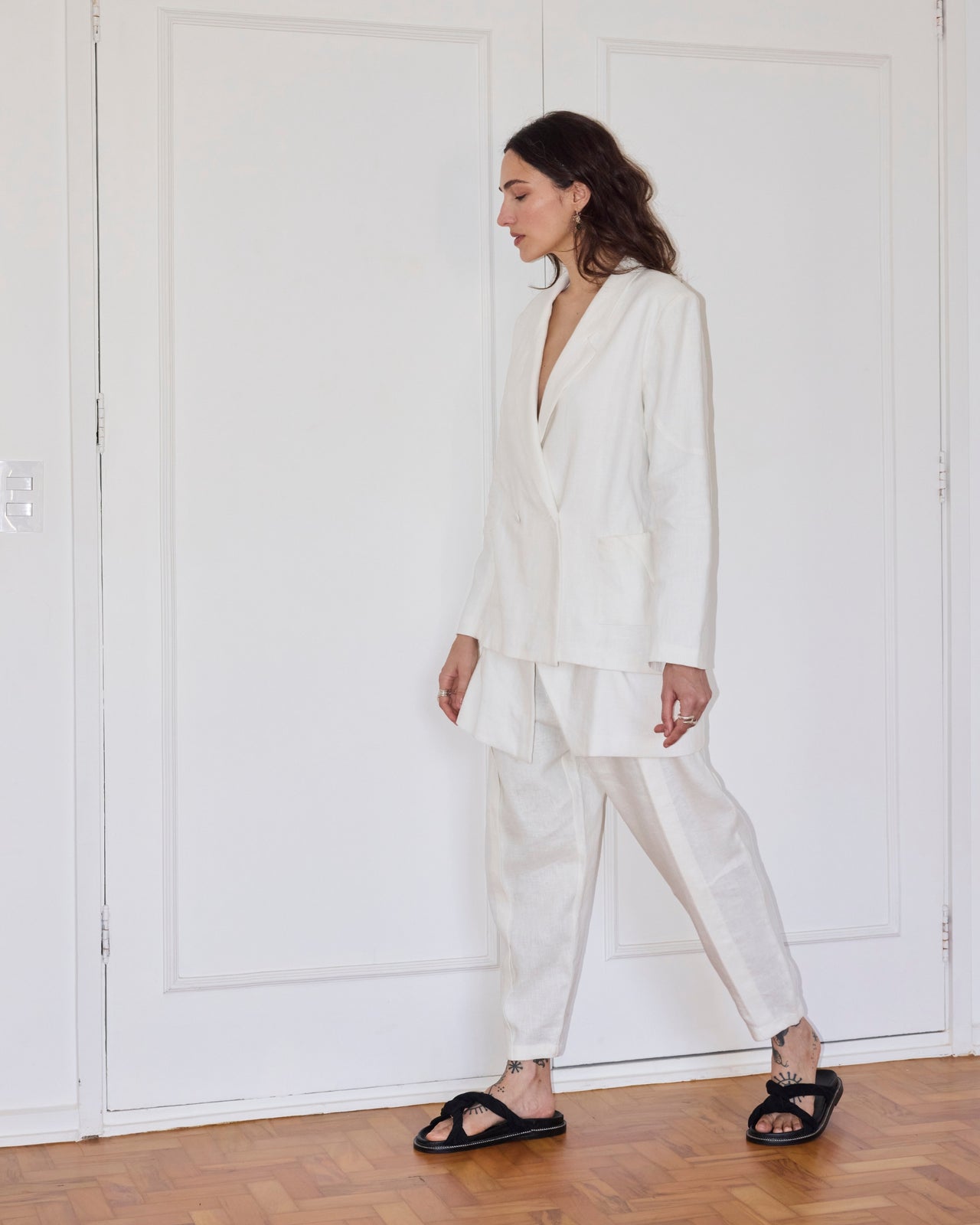 Blazer Berlim Linho Off White