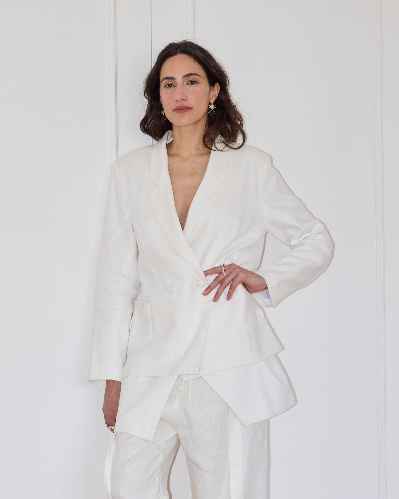 Blazer Berlim Linho Off White