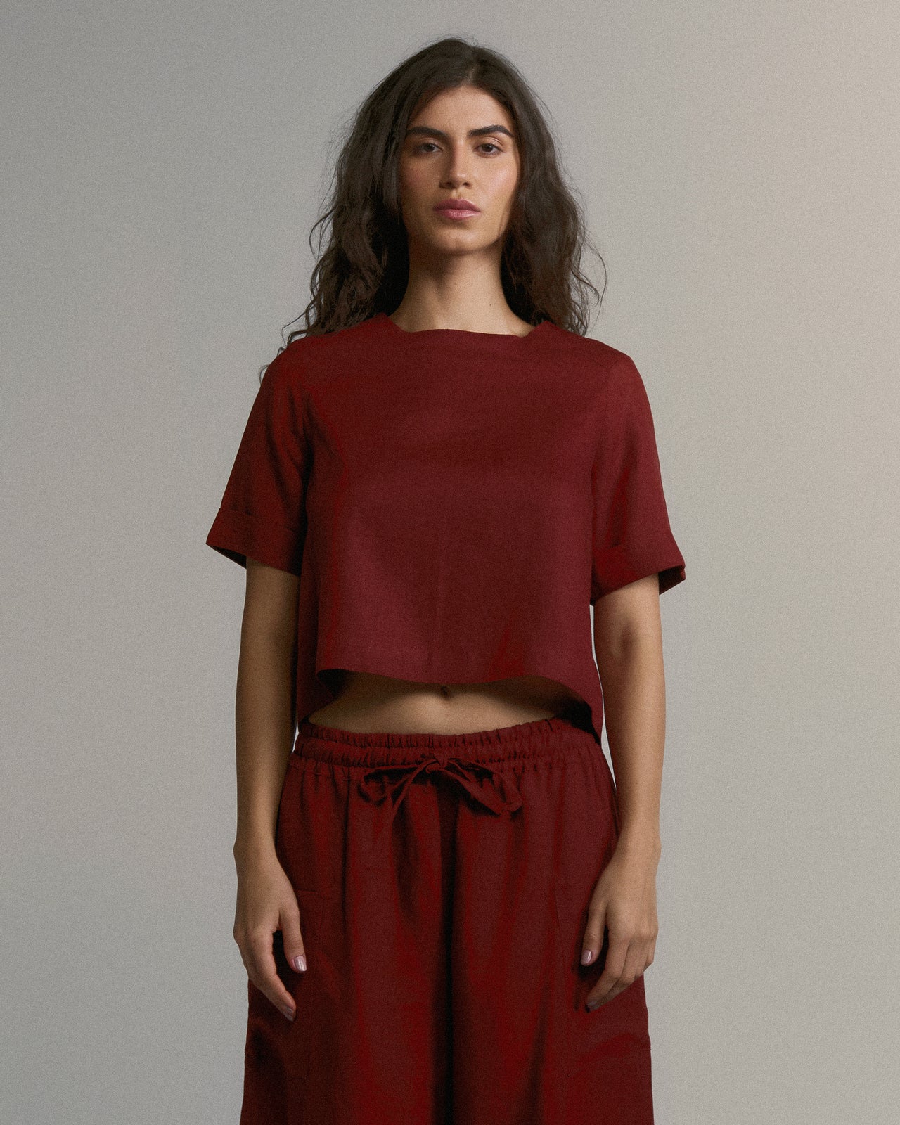 Blusa Hexagono Vinho