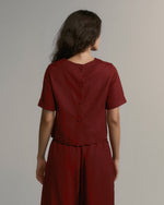 Blusa Hexagono Vinho