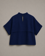 Blusa Ritmo Linho Marinho