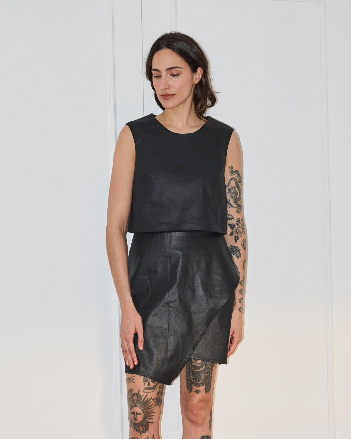 Blusa Naisa Sarja Resinada Preta